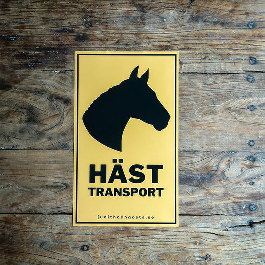 Dekal till hästtransport